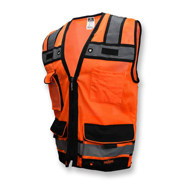 Radians Class 2 Heavy Duty Surveyor Contrast Vest with Zipper