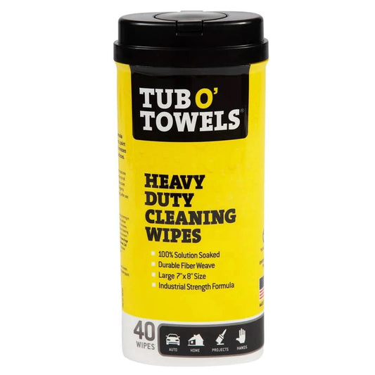 Tub O Towels Heavy Duty Cleaning Wipe 40ct - Bayou Tool