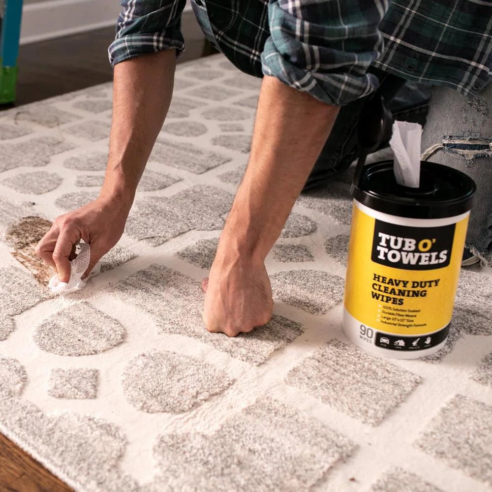 Tub O Towels TW90 Heavy - Duty 10" x 12", Cleaning Wipes - Bayou Tool
