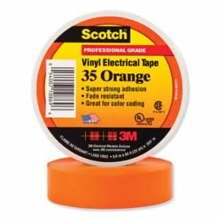 Vinyl Electrical Color Coding Tape, 35, 1/2 in W x 20 ft L - Bayou Tool